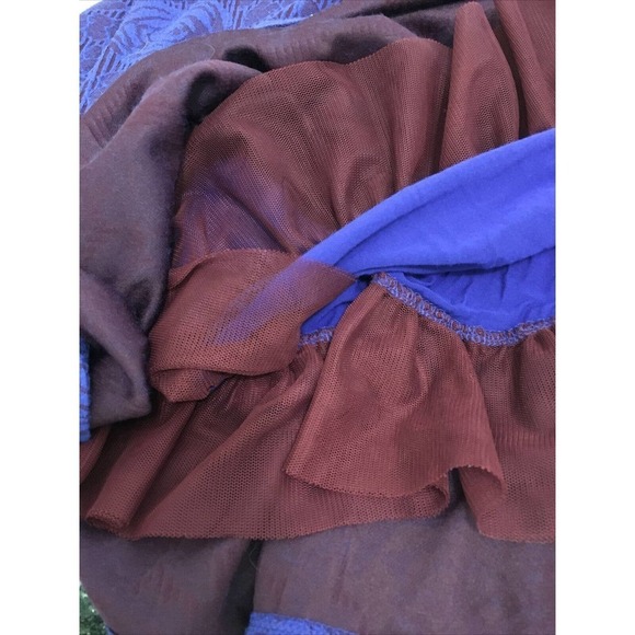 Free People Size M Blue Rock Princess Beaded Dress - Picture 7 of 7